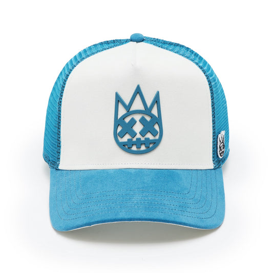 Cult Of Individuality Mesh Back Trucker Hat "Shimuchan"-Winter White