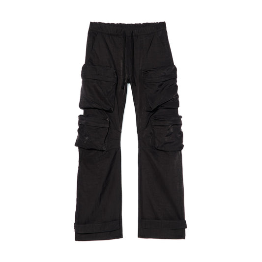 Cult Of Individuality Baggy Cargo 610 Jeans-Black Nylon