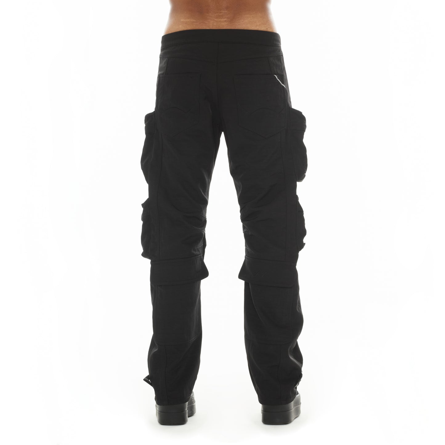 Cult Of Individuality Baggy Cargo 610 Jeans-Black Nylon