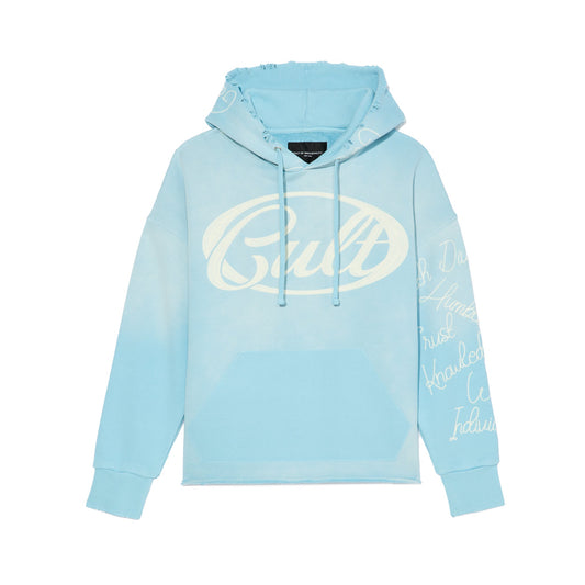 Cult Of Individuality Pullover Novelty Hoody "Community"-Blue Glow