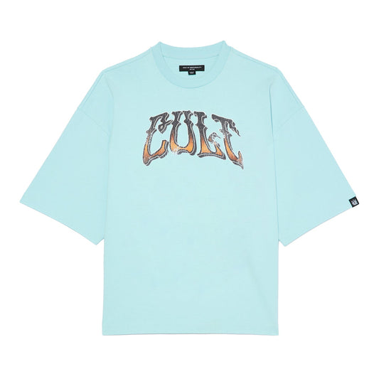 Cult Of Individuality Oversized S/S Crew Neck Tee "Summer Of Something Special"2026-Blue Glow