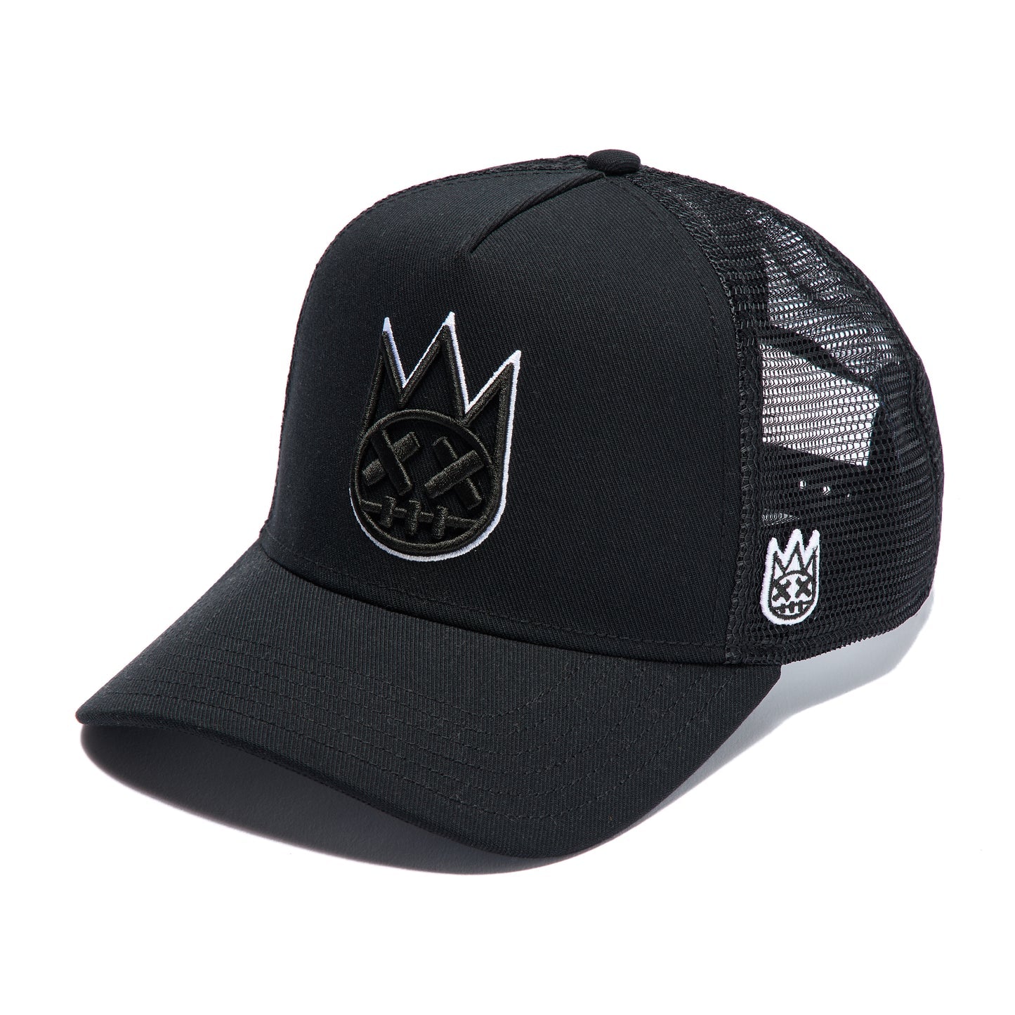 Cult Of Individuality Mesh Back Trucker Hat-Black