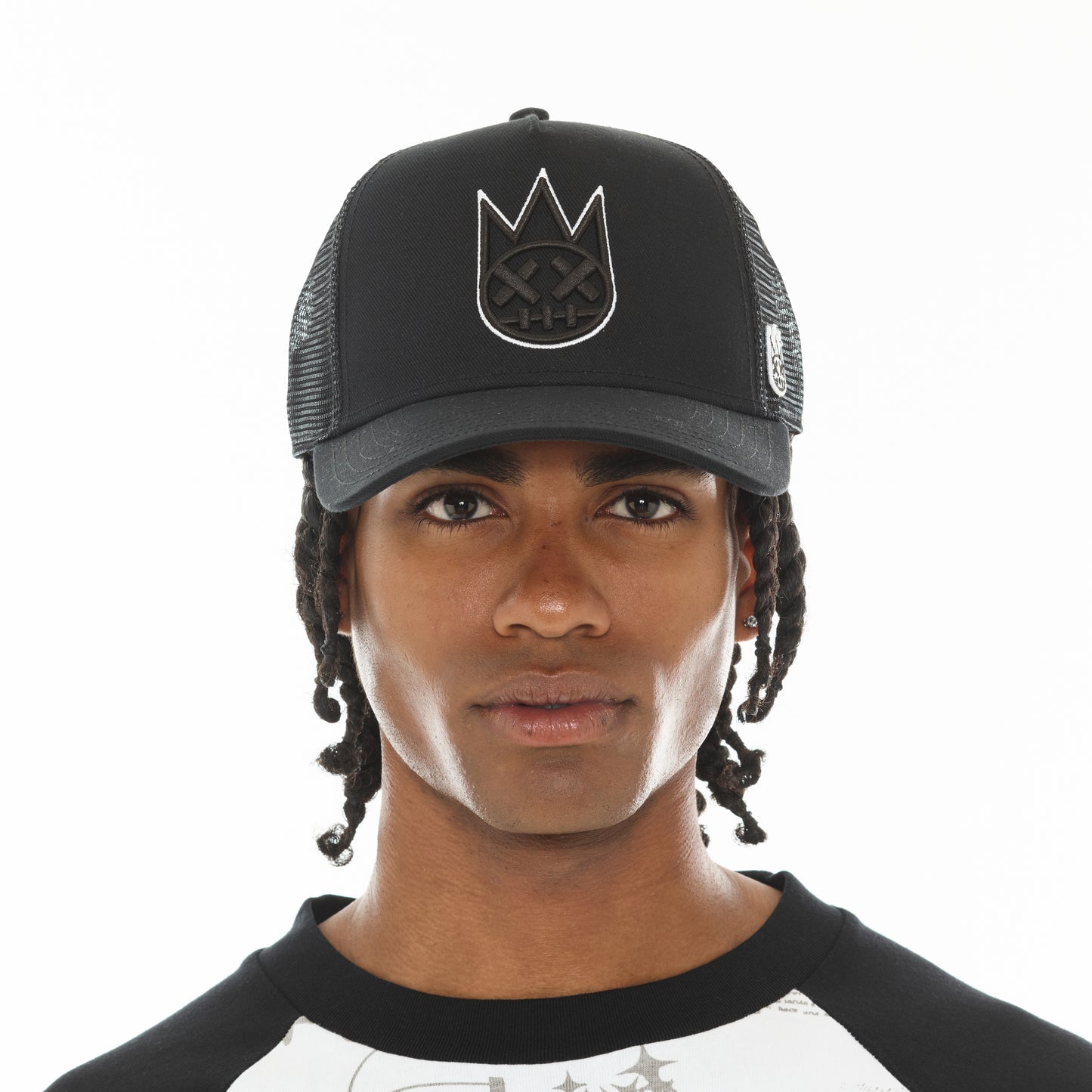 Cult Of Individuality Mesh Back Trucker Hat-Black
