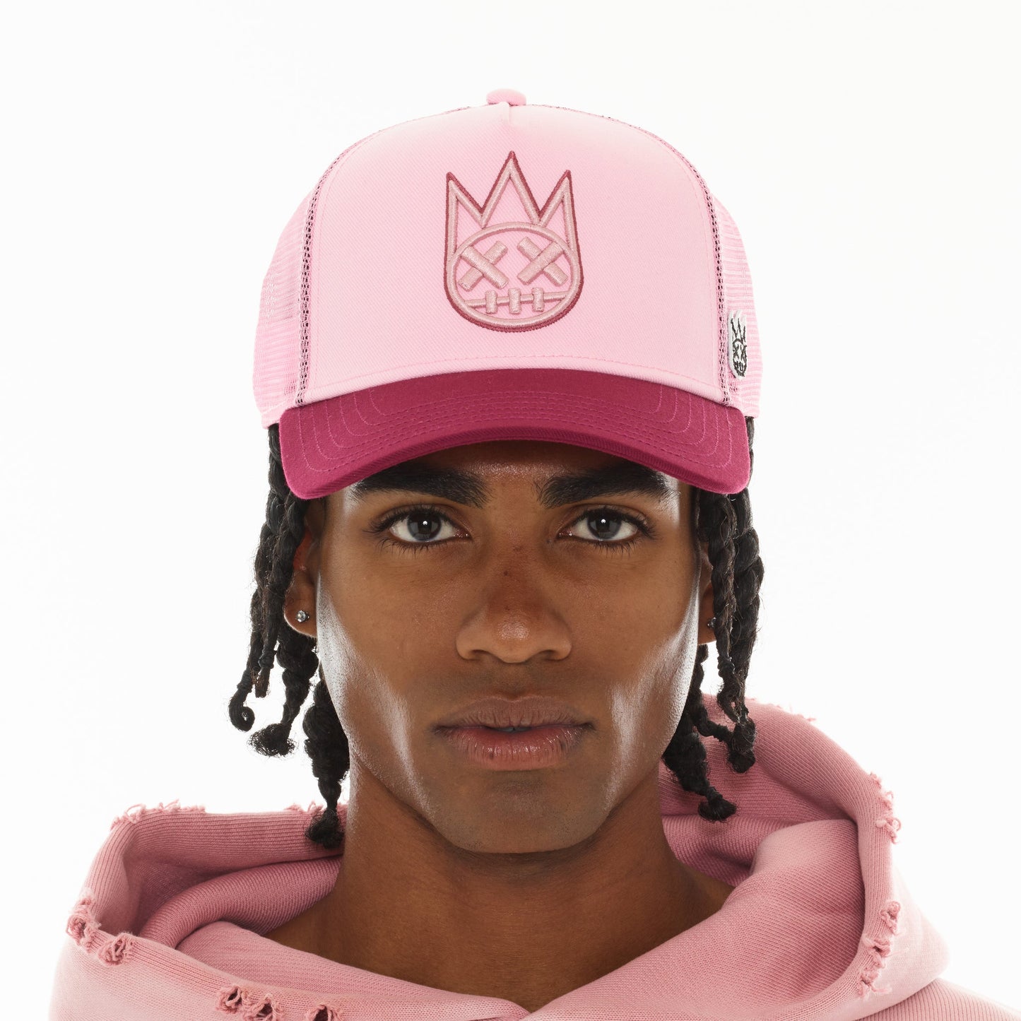Cult Of Individuality Logo Mesh Back Trucker Hat-Potpourri