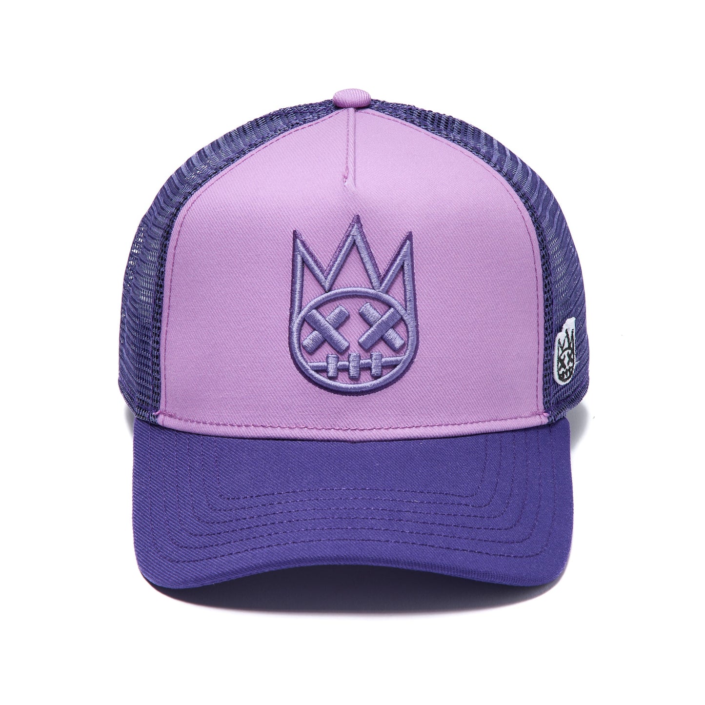 Cult Of Individuality Logo Mesh Back Trucker Hat-Dusty Lavender