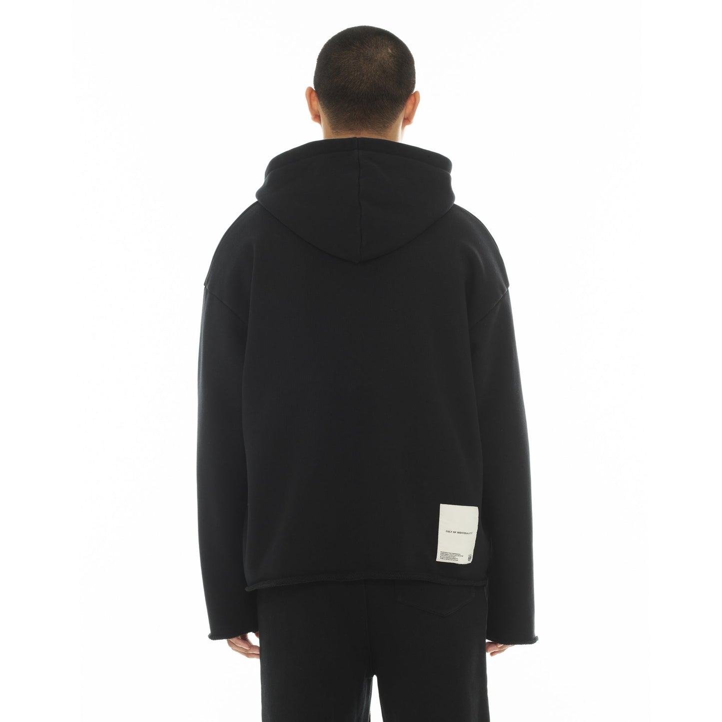 Cult Of Individuality Zip Hooded Sweatshirt "Core" 620 Grams-Black