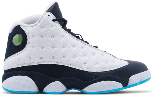 Air Jordan 13 Retro 'Obsidian'-White/Dk Powder Blue-Multi
