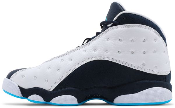 Nike Air Jordan 13 Retro "Obsidian" - White / Dark Powder Blue
