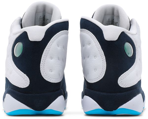 Nike Air Jordan 13 Retro "Obsidian" - White / Dark Powder Blue