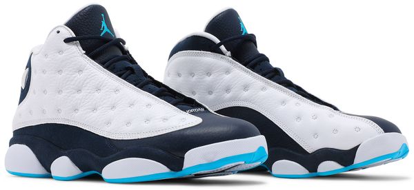 Nike Air Jordan 13 Retro "Obsidian" - White / Dark Powder Blue
