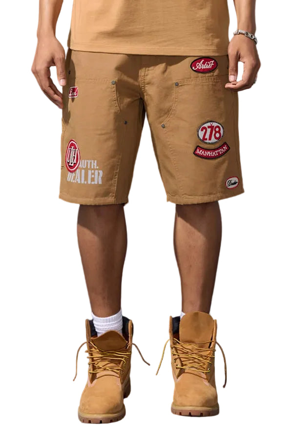 Jordan Craig Retro The Re-Up Shorts-Wheat