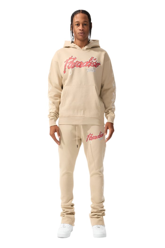 Jordan Craig Paradise Tour Pullover Hoodie- Sand