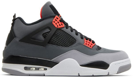 Air Jordan 4 Retro 'Infrared'-Dark Grey/Infrared 23-Black