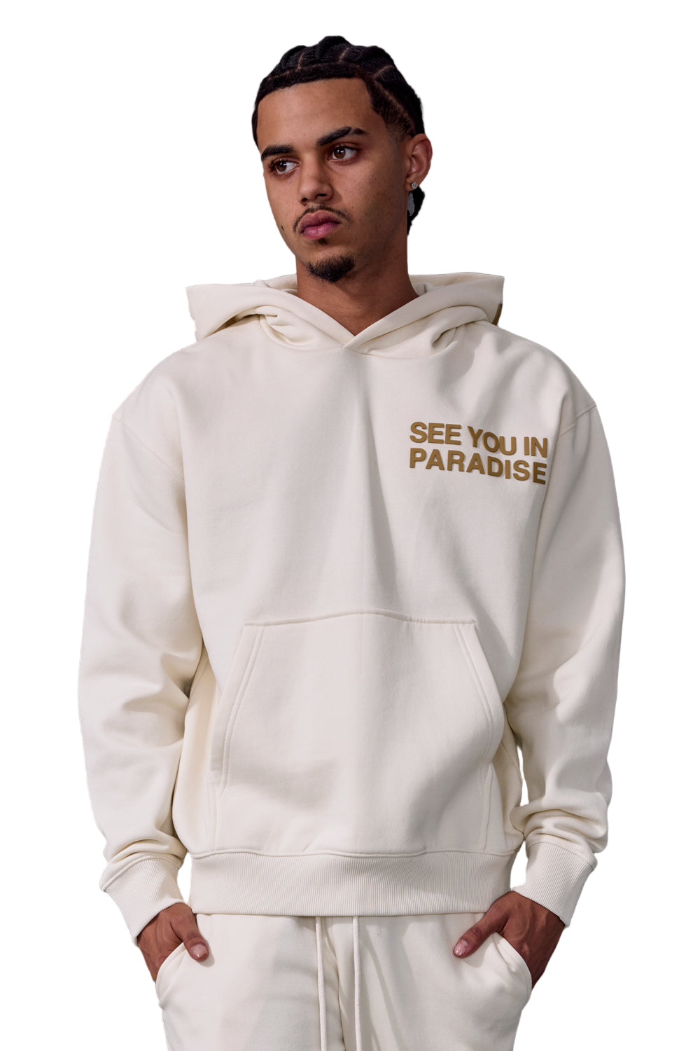 Jordan Craig SYIP Tonal Pullover Hoodie-Bone