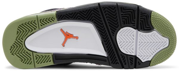 Nike Air Jordan 4 Retro "Canyon Purple" Women's - Canyon Purple / Safety Orange