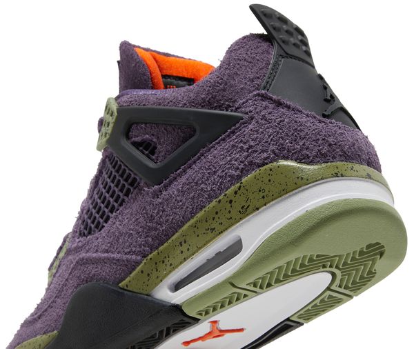 Nike Air Jordan 4 Retro "Canyon Purple" Women's - Canyon Purple / Safety Orange