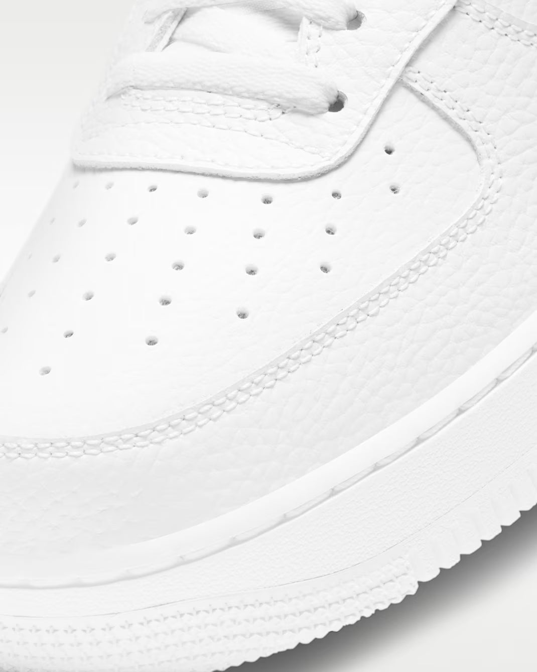 Nike Air Force 1 Low '07 White Black Pebbled Leather