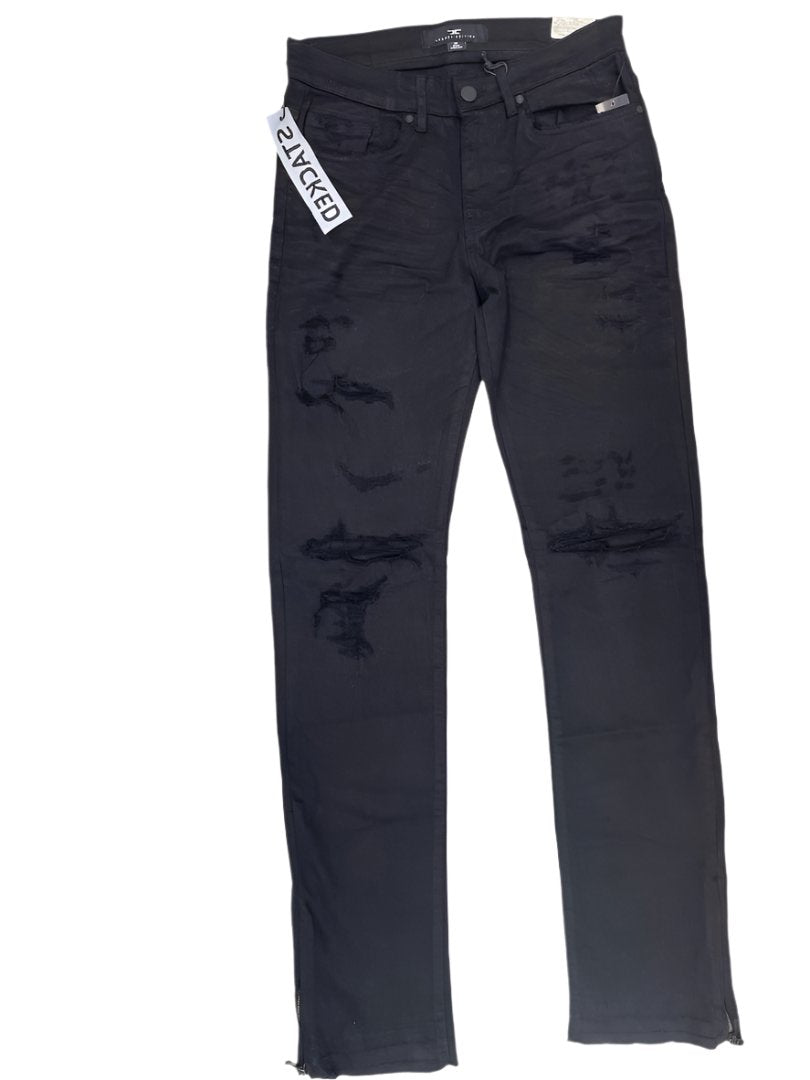 Jordan Craig Sean Stacked Jean -Jet Black