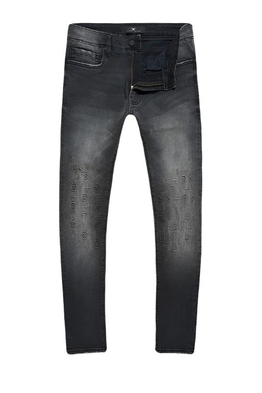 Jordan Craig Sean Monogram Denim- Black Shadow