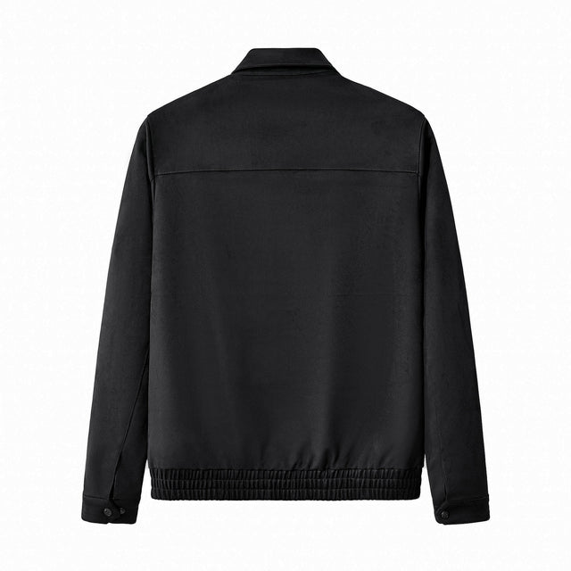 Barocco Helix Utility Zip Jacket-Black