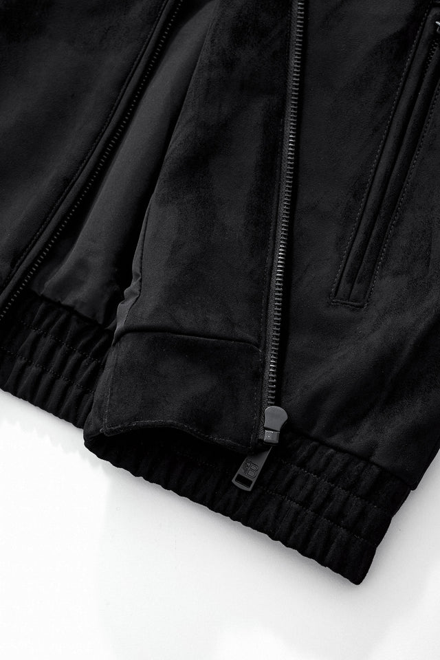 Barocco Helix Utility Zip Jacket-Black