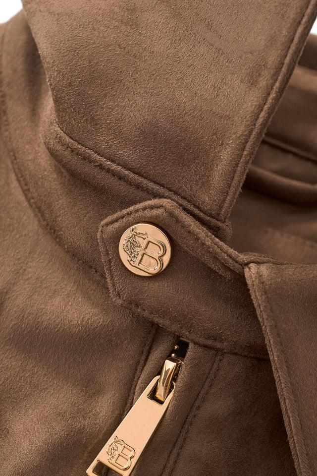 Barocco Helix Utility Zip Jacket-Brown
