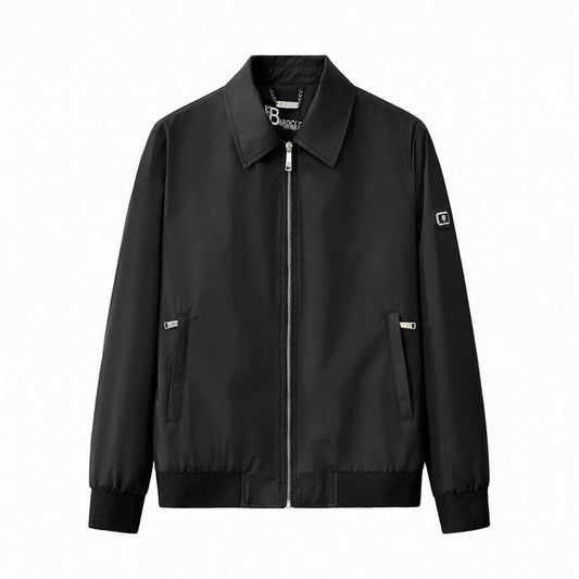 Barocco AeroLite Nylon Zip Jacket-Black