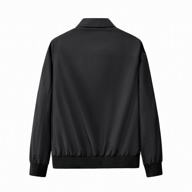 Barocco AeroLite Nylon Zip Jacket-Black