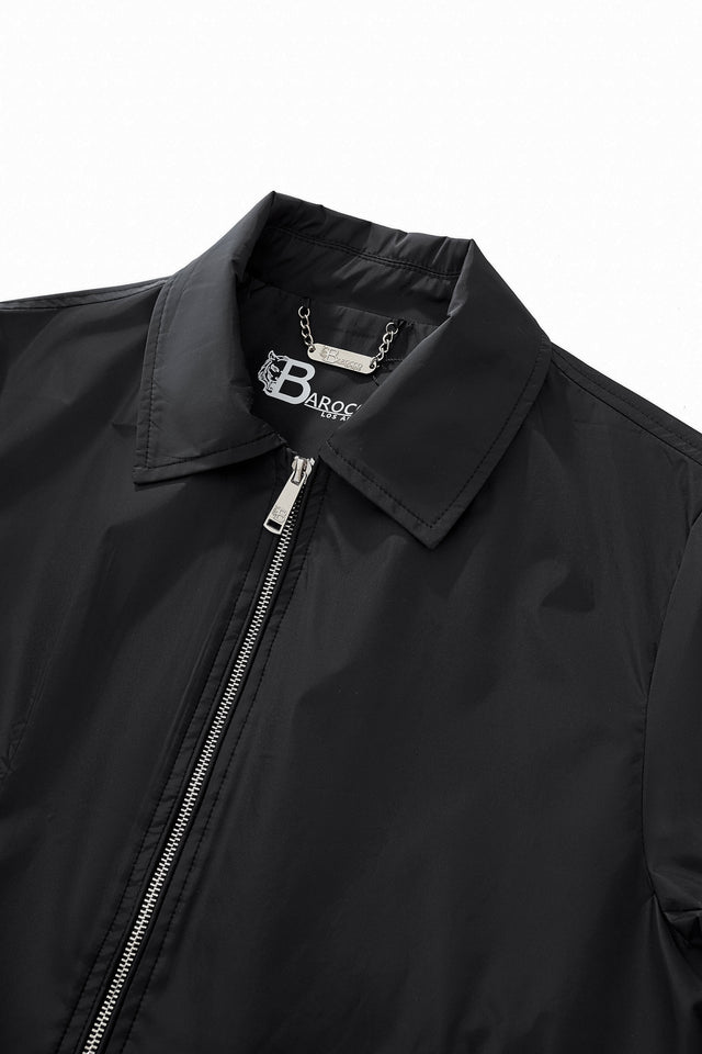 Barocco AeroLite Nylon Zip Jacket-Black