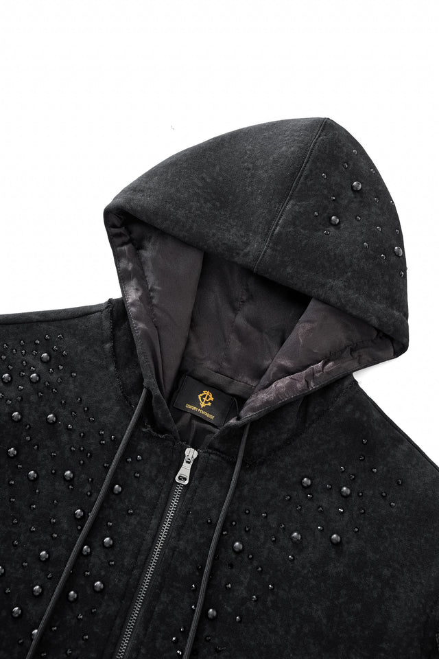 Barocco Midnight Roar Sweatsuit Century Penthouse-Black