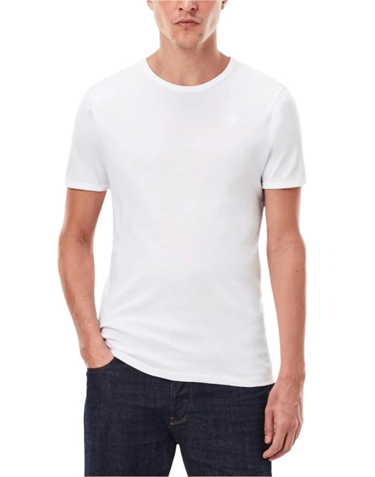 G-Star Raw Base 2 Pack Tee-White