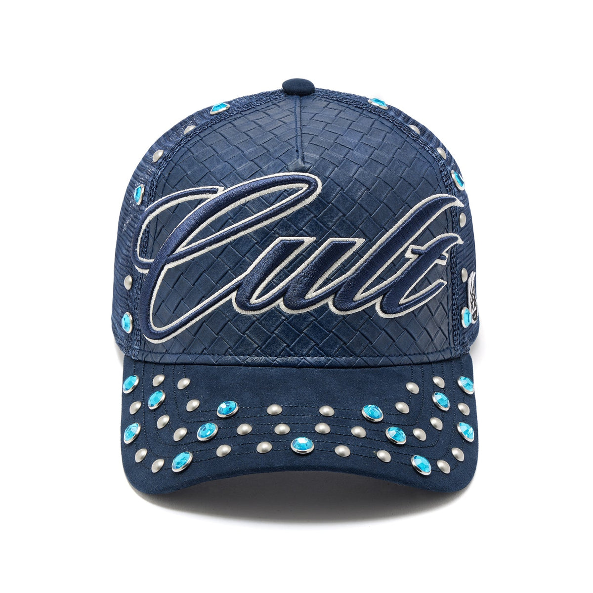 Cult Of Individuality Mesh Back Trucker Hat "Studs"-Navy