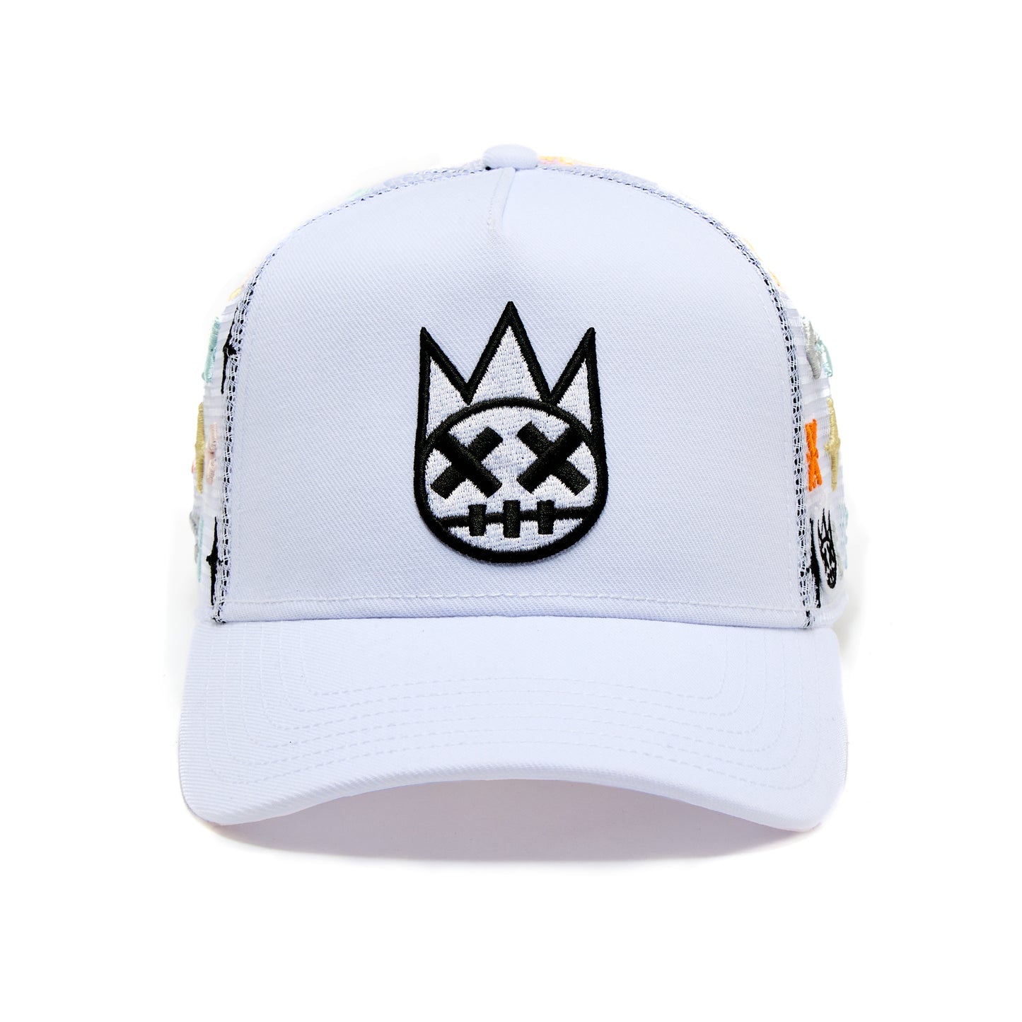 Cult Of Individuality Logo Pattern Hat-White