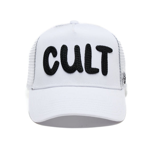 Cult Of Individuality Cult Chain Logo Hat-White