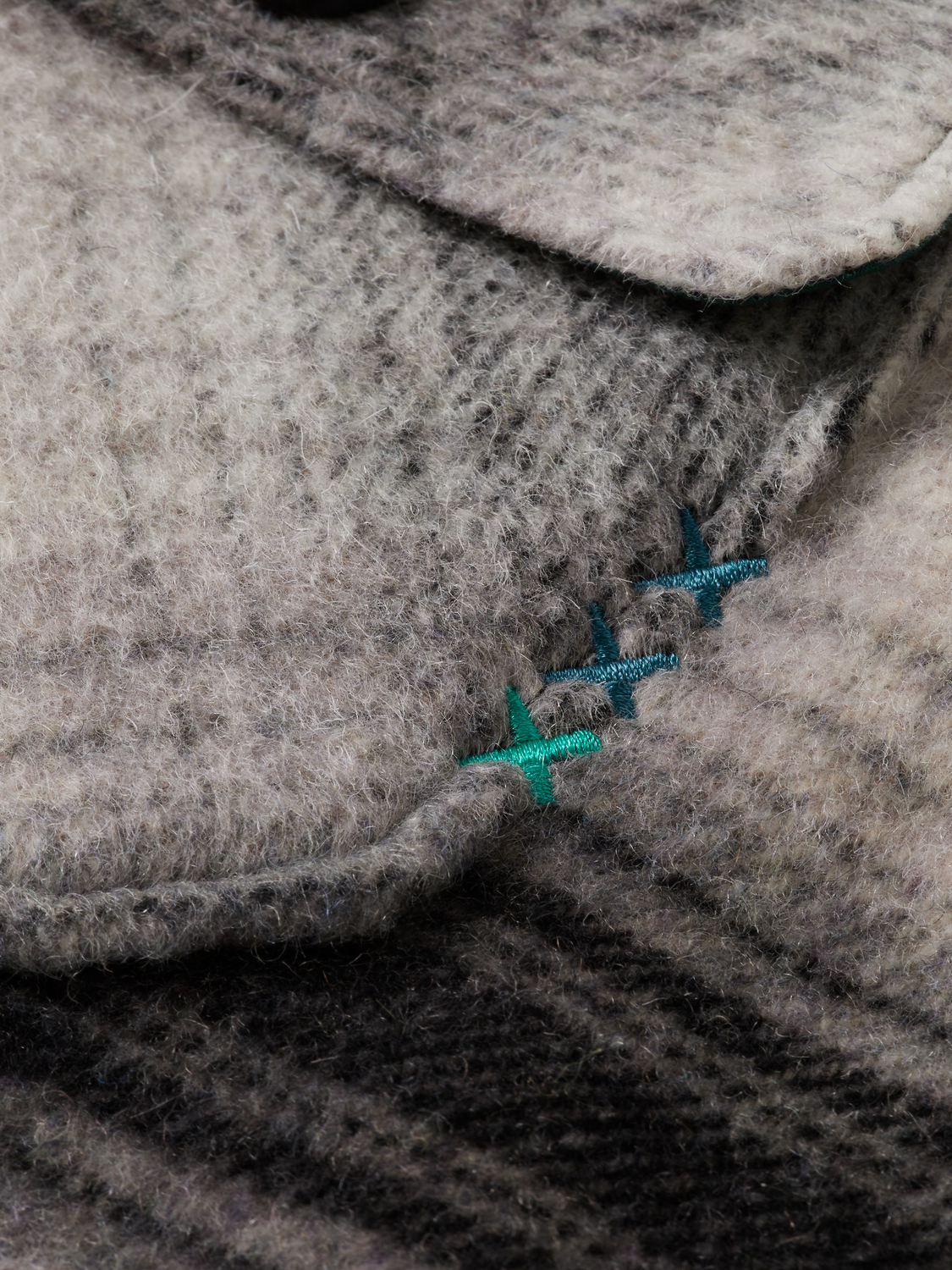 Scotch & Soda Check Overshirt-Dark Grey Check