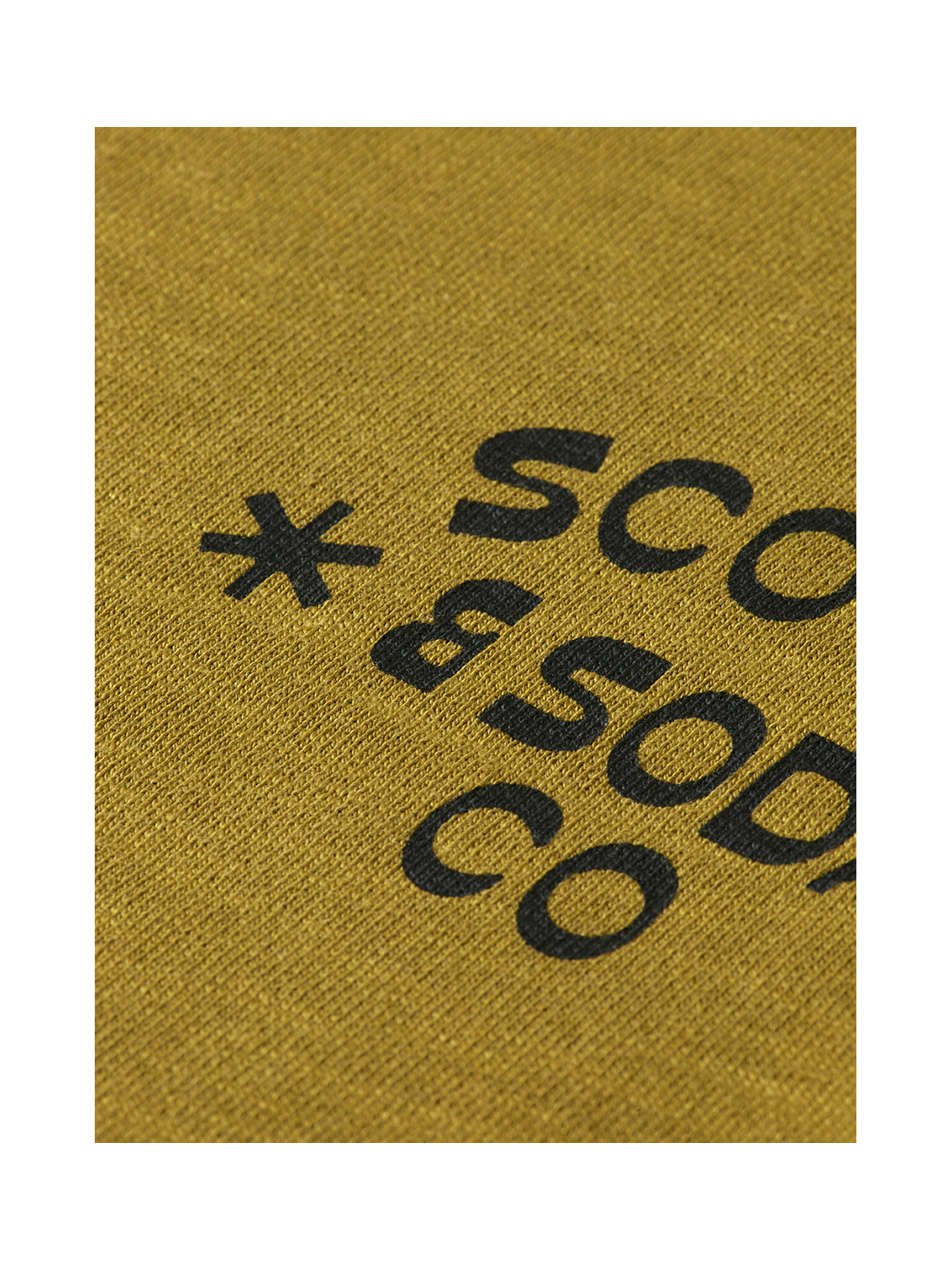 Scotch & Soda Chest Logo Regular Fit Sweatshirt-Green Moss