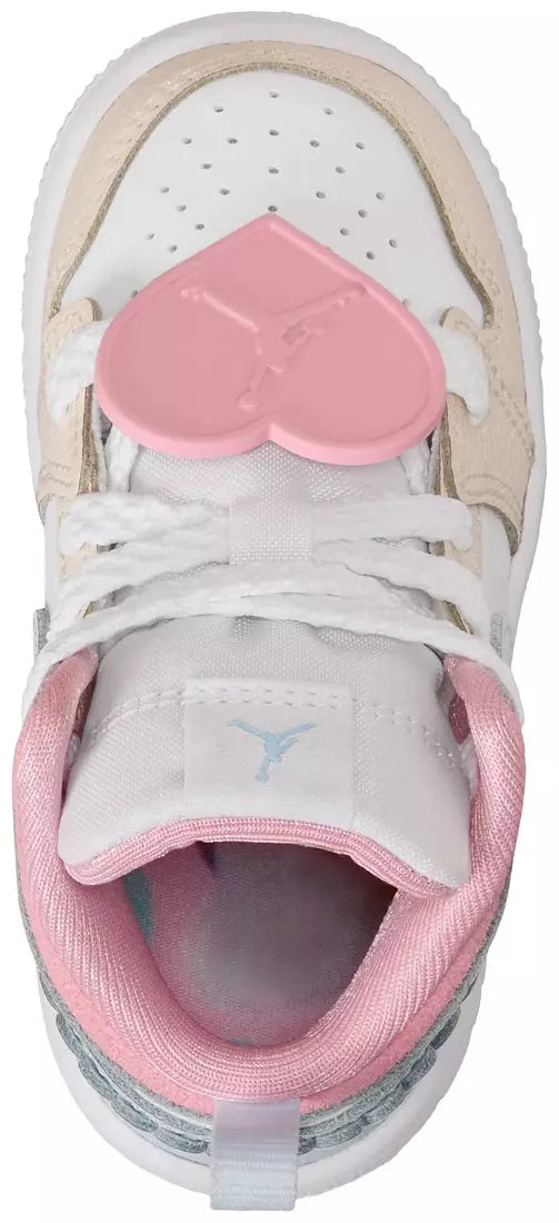 Jordan 1 Mid SE Fem Girls' Toddler Explore Jordan-Half Blue/Pale Ivory/White