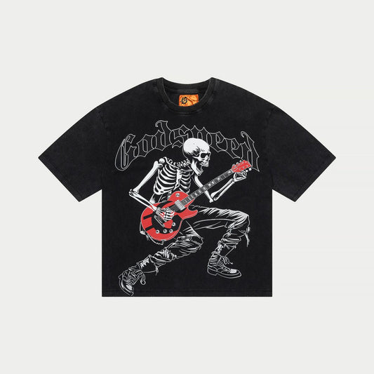GODSPEED Rocker Tee-Black Washed