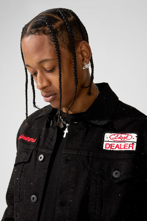 Jordan Craig Local Dealer Trucker Jacket - Jet Black