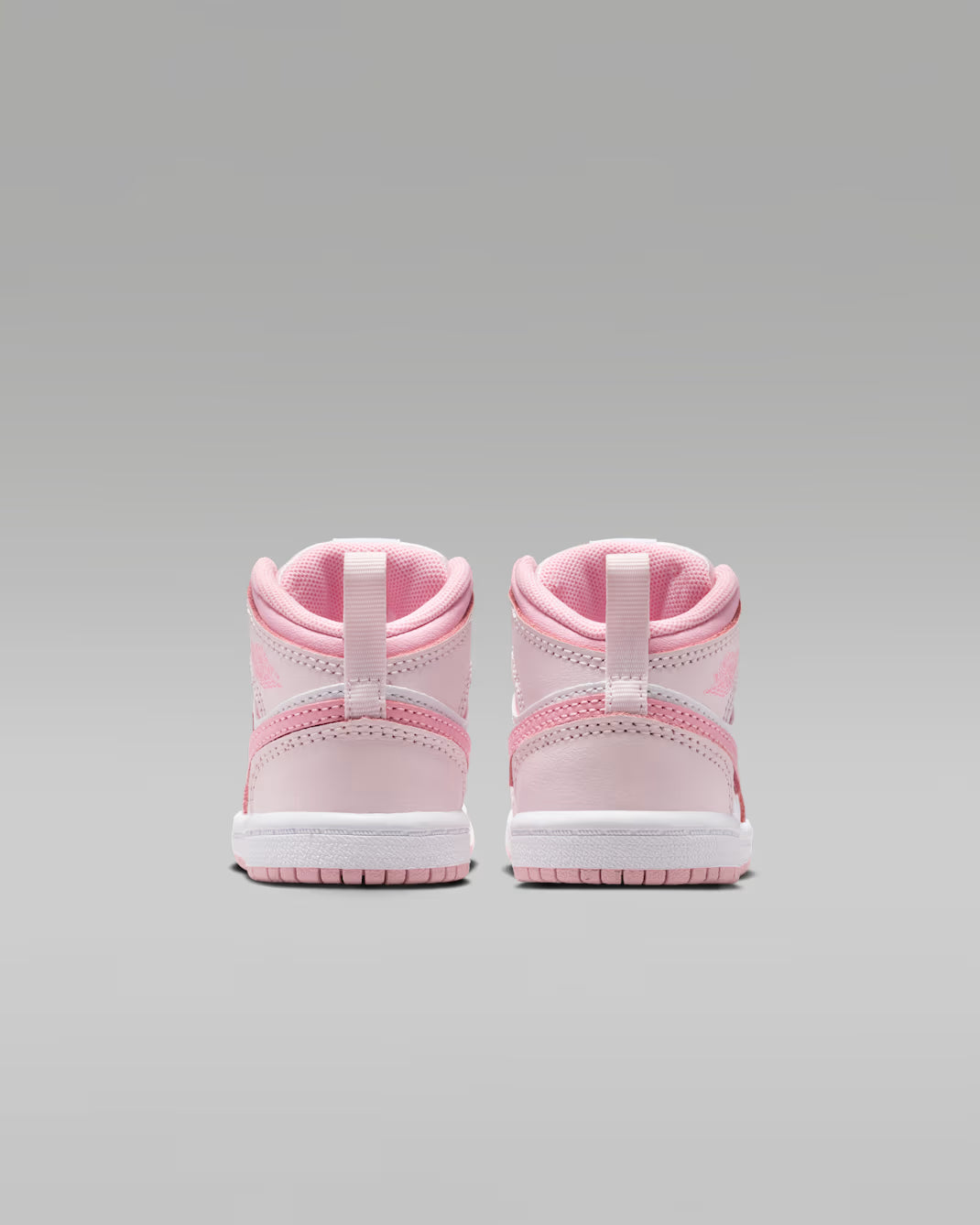 Jordan 1 Mid Toddler - Pearl Pink / Medium Soft Pink / White