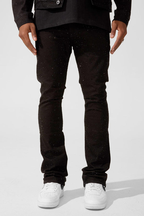 Jordan Craig Super Skinny Stacked Fit Local Dealer Denim Martin Stacked Collection - Jet Black