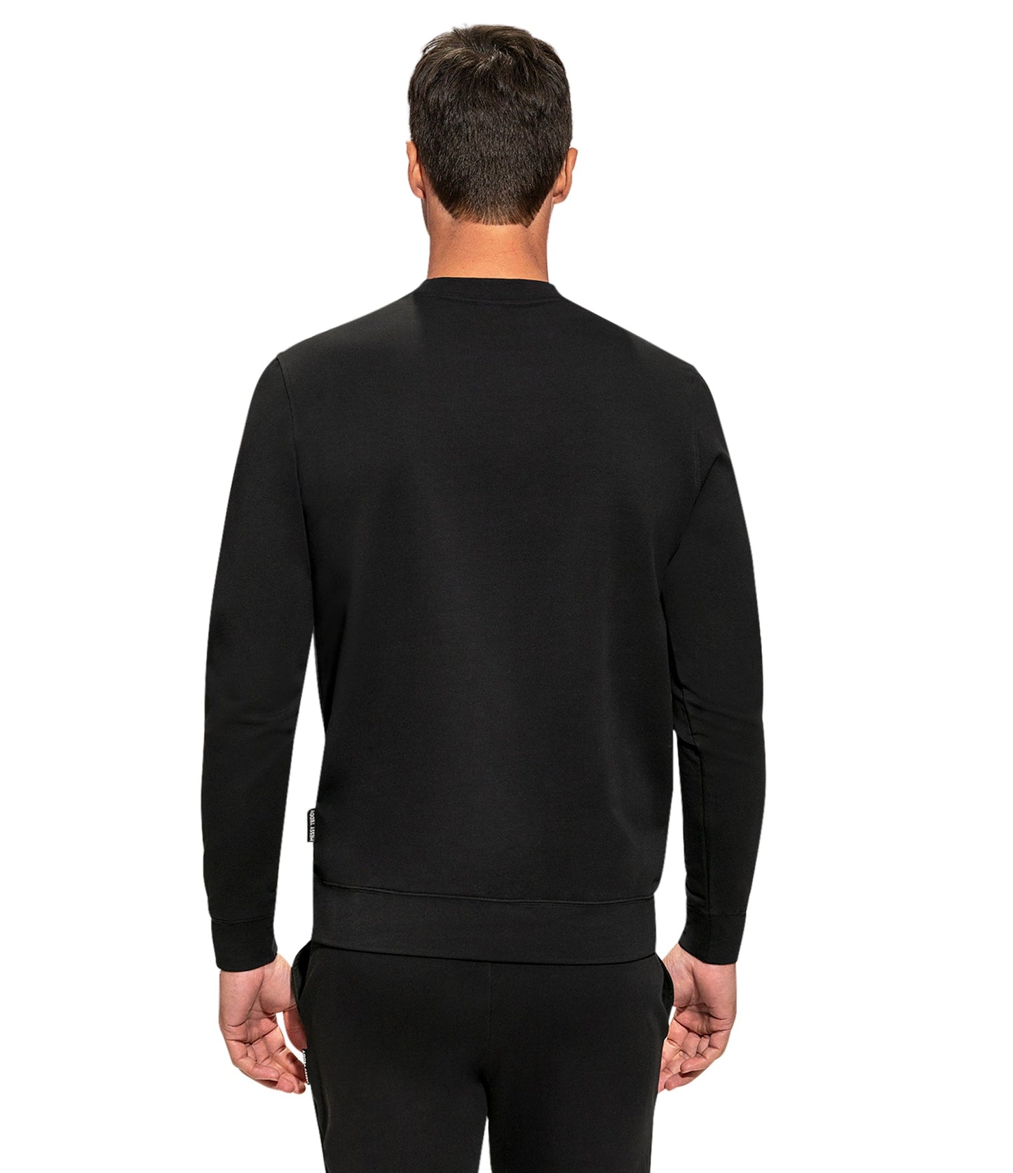Messy Teddy Elmer FT Crew Sweater - Black