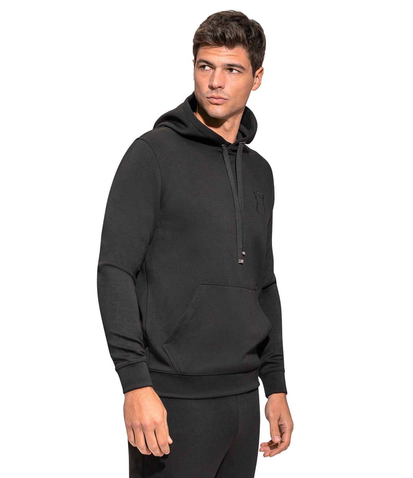 Messy Teddy Indiana Hoodie - Black