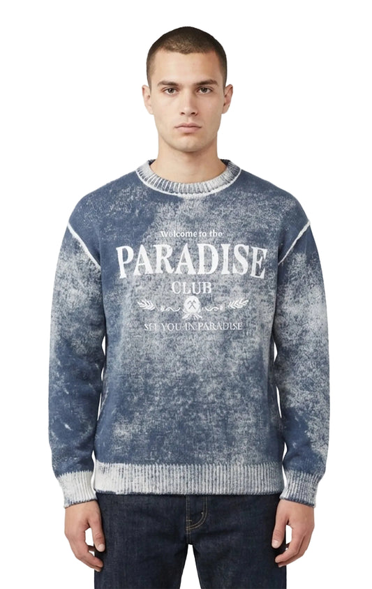 See You In Paradise Club Sweater-Aged Wash