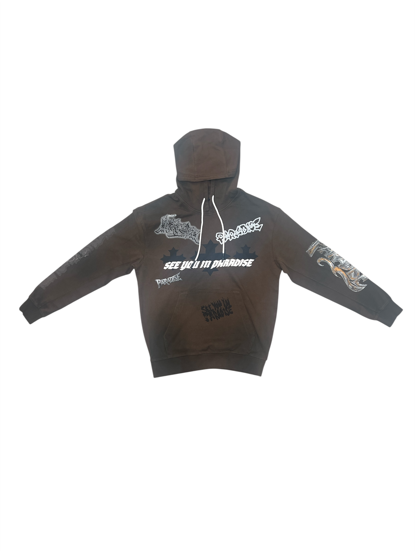 See You In Paradise Pullover Hoodie - Brown