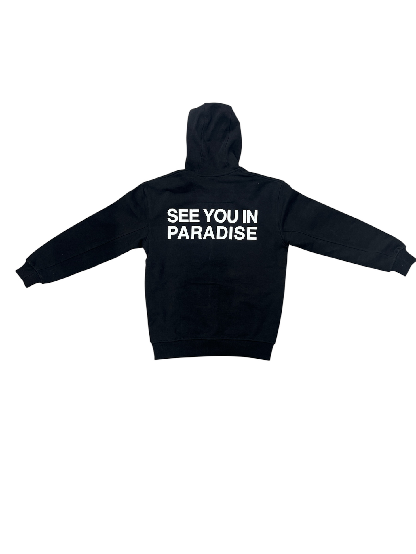 See You In Paradise Zip-Up Sweater - Black