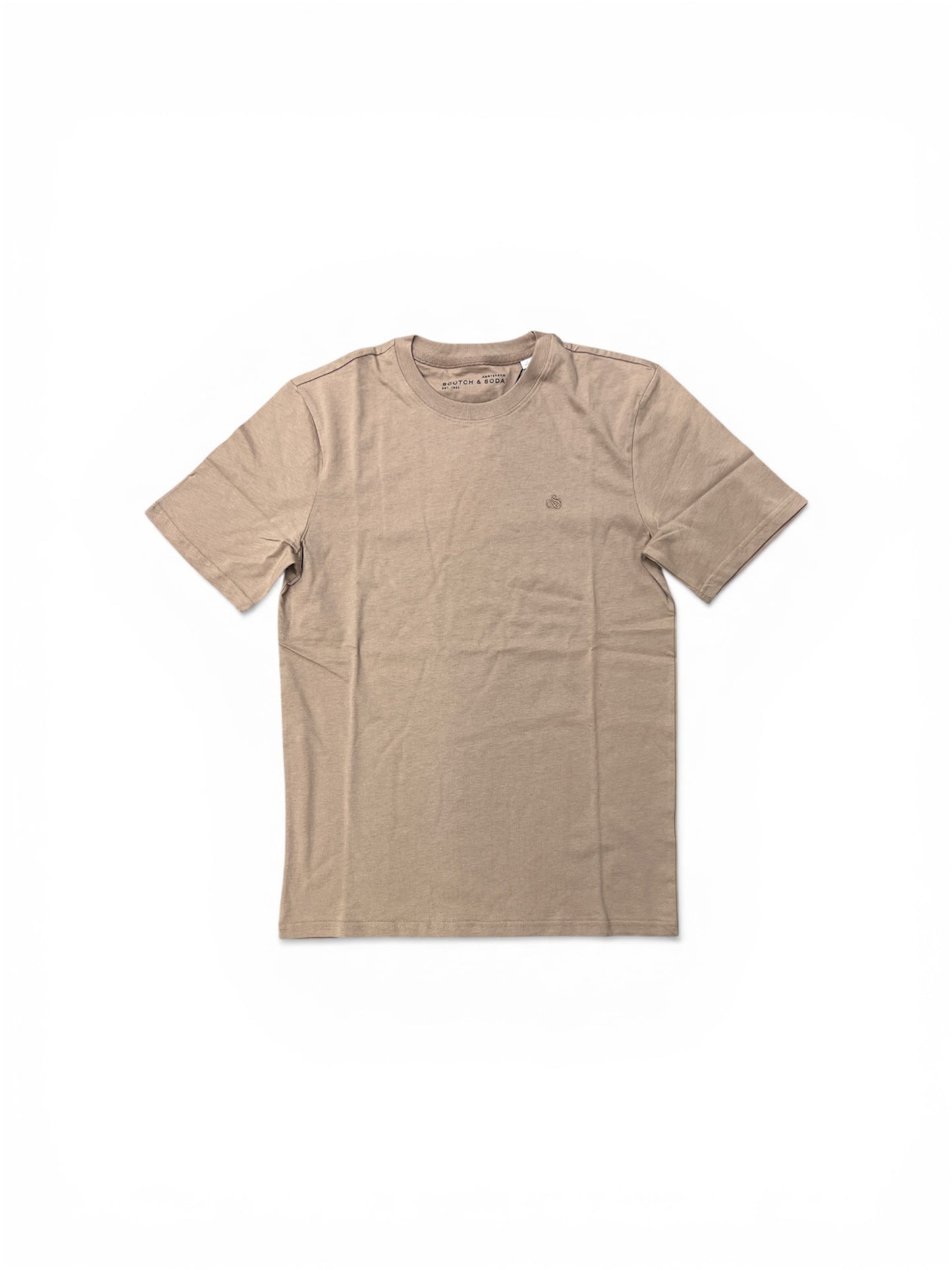 Scotch & Soda Seasonal Core Chest Logo Regular Fit T-Shirt-Amphora