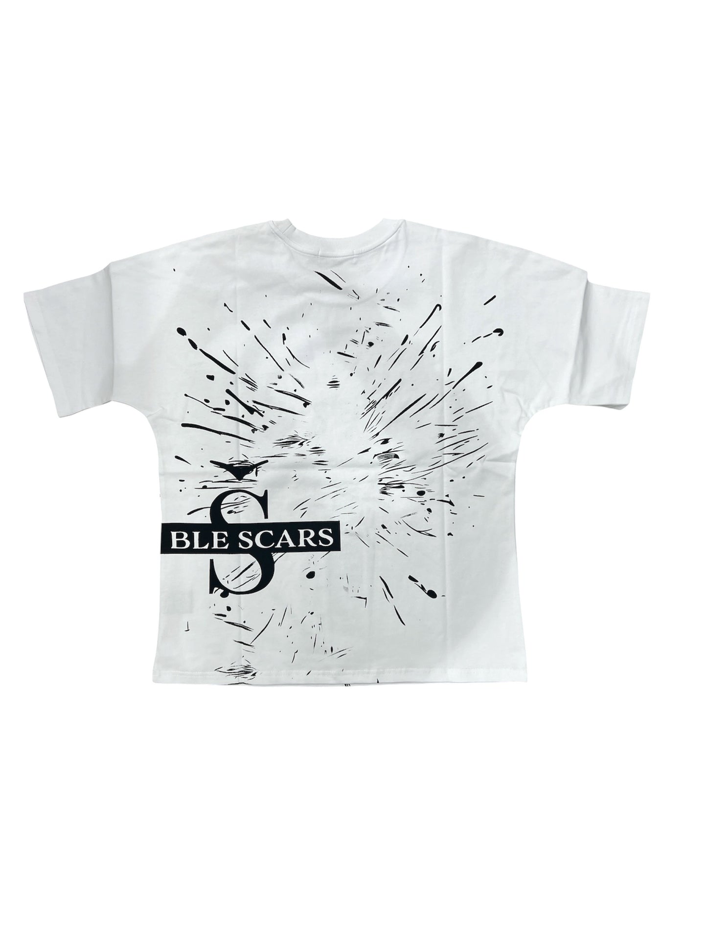 Invisible Scars Men's The Untold Box Tee-White