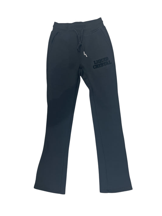 Liquid Crystal Sweatpants-Black