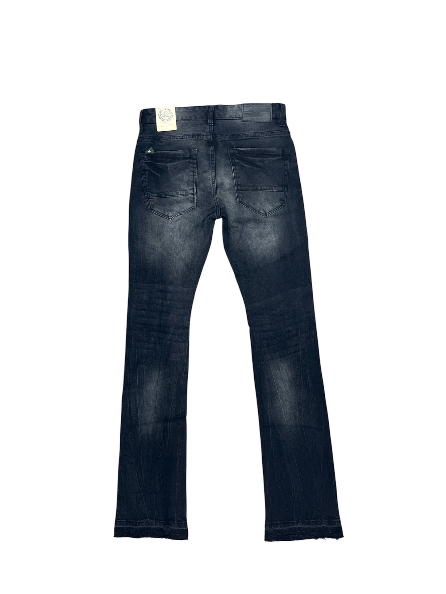 Jordan Craig Martin Stacked Denim Jeans-Black Shadow